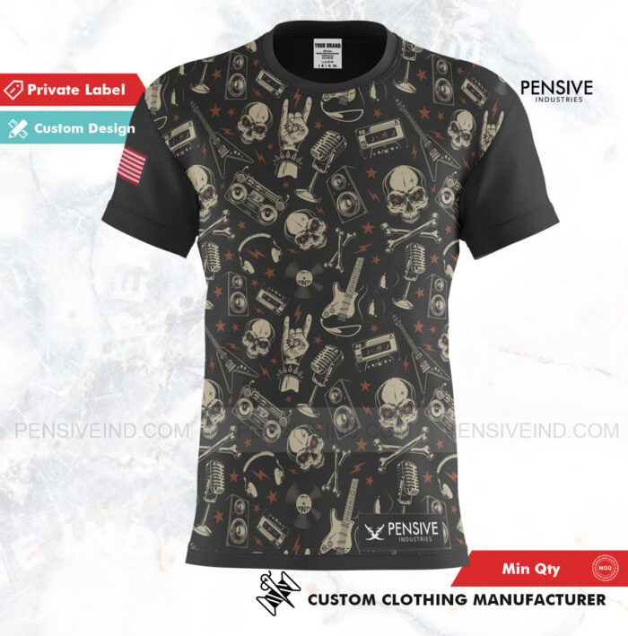Sublimation Custom Print T Shirt